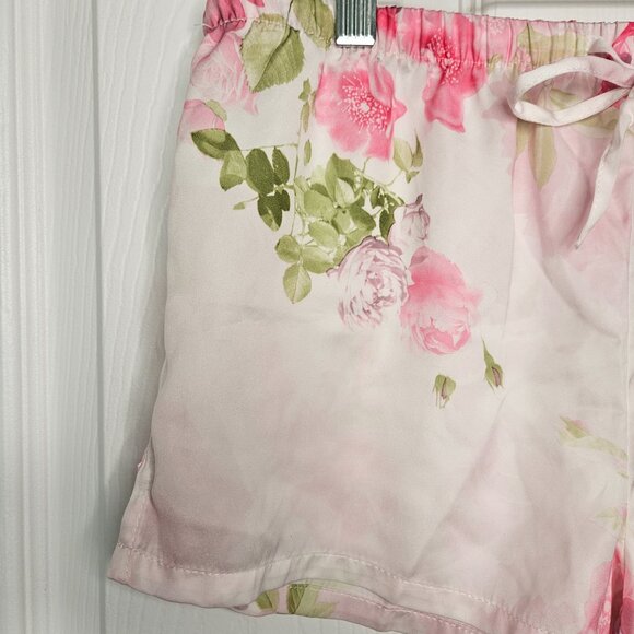 NWOT La Vie En Rose Pink Floral Inner Camisole and Shorts in Floral Size M - Picture 15 of 17